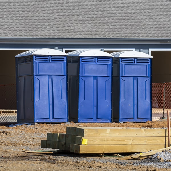 how can i report damages or issues with the portable restrooms during my rental period in Gulf Breeze